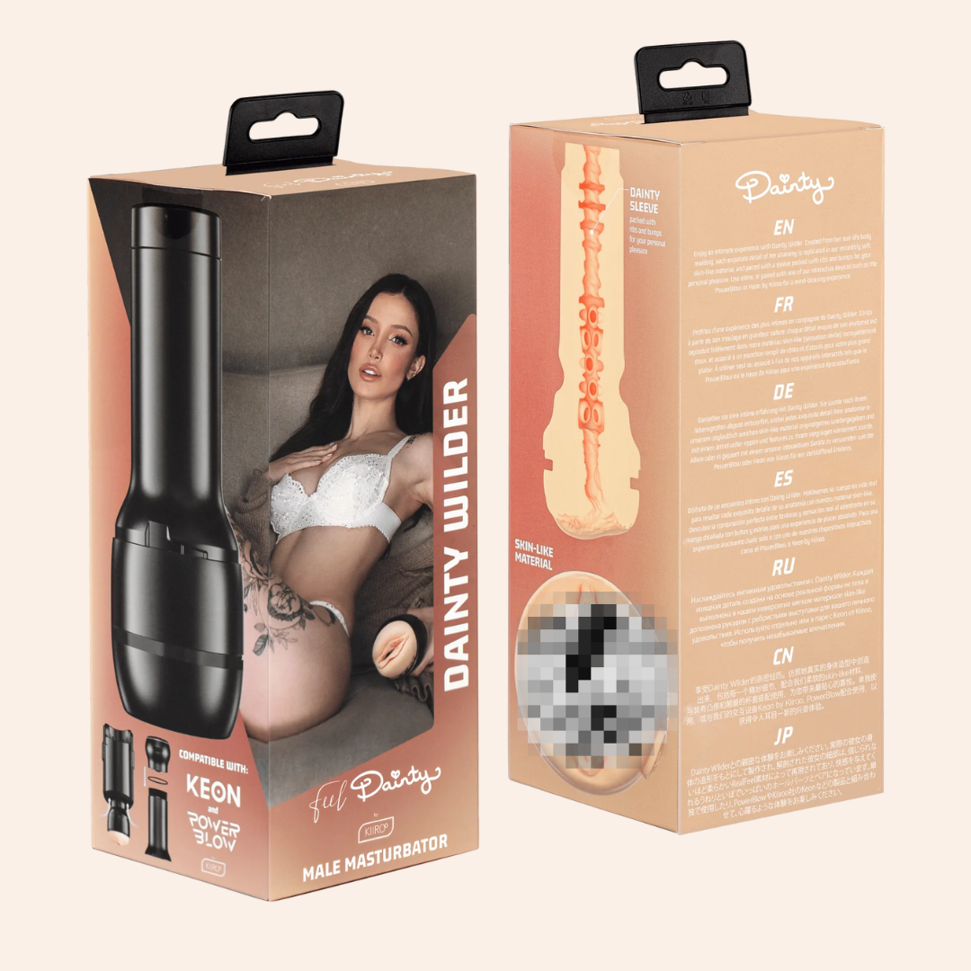 Kiiroo Feel Stroker - Dainty Wilder Male Masturbator 触感手淫器