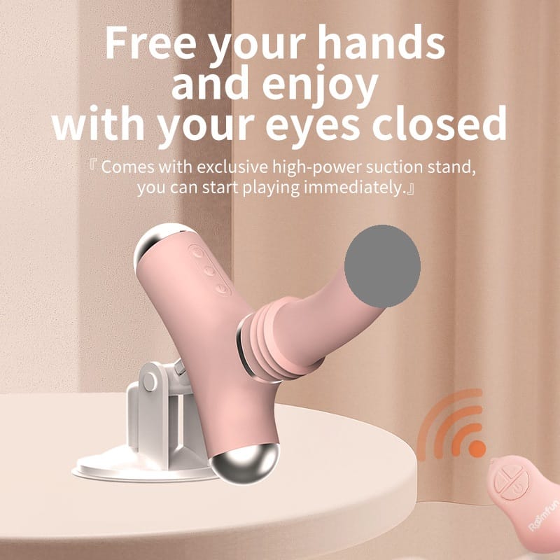 Roomfun Thrusting Machine With App For Her Roomfun 女用小炮机 粉色APP版