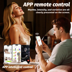YEAIN APP Remote Control Vibrating Dildo Cushion – Heating, Telescopic & Detachable Design