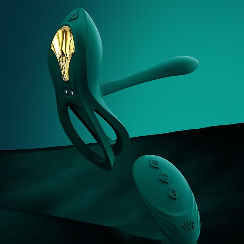 ZALO BAYEK Vibrating Couples Ring – Male Delay Cock Ring with Remote App Control 男用延时锁精环成人按摩玩具