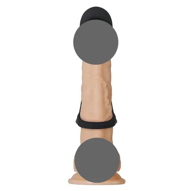 Zero Tolerance - Cock Armor Vibrating Rechargeable Cock Ring Sleeve (Black)