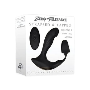 Zero Tolerance - Strapped and Tapped Heating Vibrating Prostate Massager (Black)
