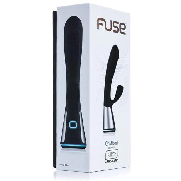 Kiiroo - OhMiBod Fuse Interactive Bluetooth Dual-Stim Rabbit Vibrator (Black)