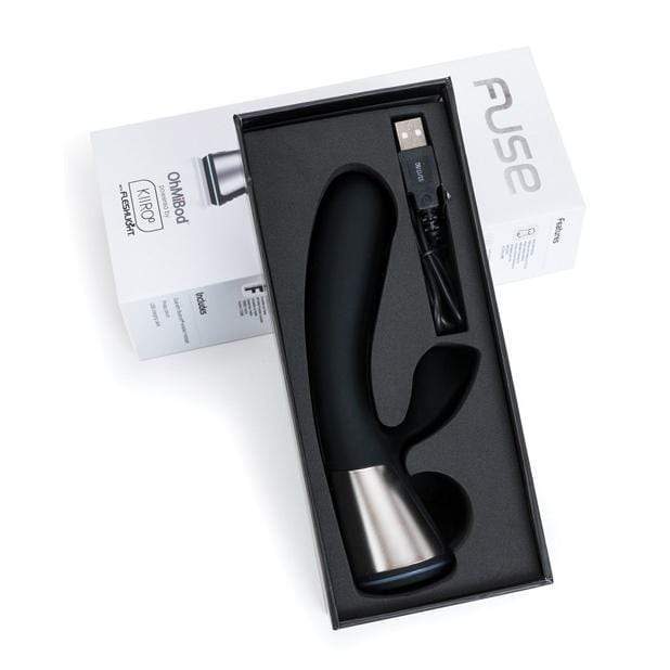 Kiiroo - OhMiBod Fuse Interactive Bluetooth Dual-Stim Rabbit Vibrator (Black)