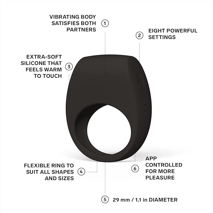 LELO TOR 3 Vibrating Couples Ring  Waterproof & Rechargeable