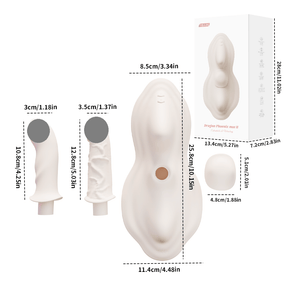 YEAIN APP Remote Control Vibrating Dildo Cushion – Heating, Telescopic & Detachable Design