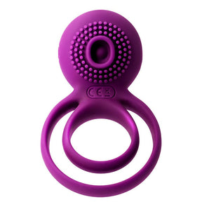 SVAKOM Tammy Vibrating Cock Ring for Men and Women Pleasure For Him For Couple Cock Ring Purple