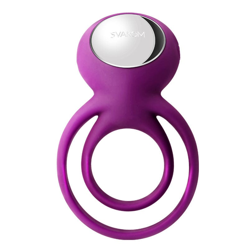 SVAKOM Tammy Vibrating Cock Ring for Men and Women Pleasure For Him For Couple Cock Ring Purple