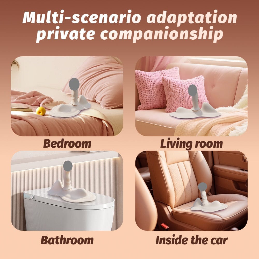 YEAIN APP Remote Control Vibrating Dildo Cushion – Heating, Telescopic & Detachable Design