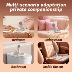 YEAIN APP Remote Control Vibrating Dildo Cushion – Heating, Telescopic & Detachable Design