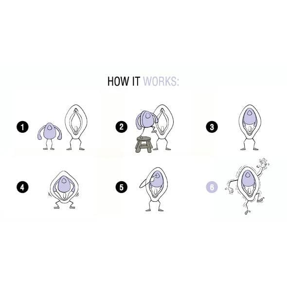 Dame Products - EVA Hands-Free Couple's Vibrator (Lavender)