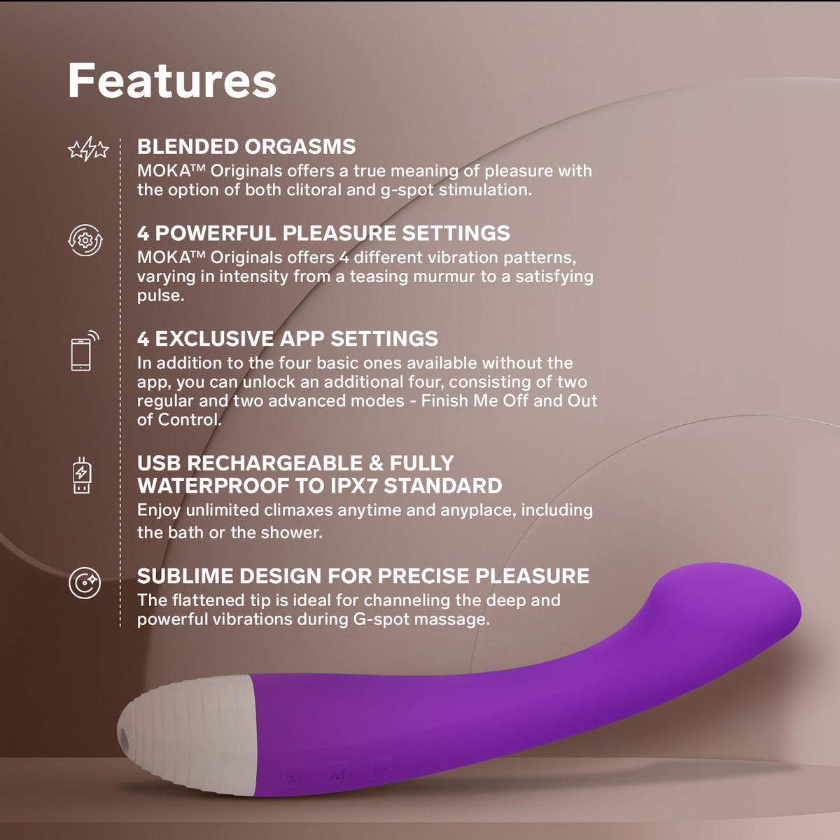 LELO MOKA Originals with App Control G-Spot Vibrator G点按摩棒