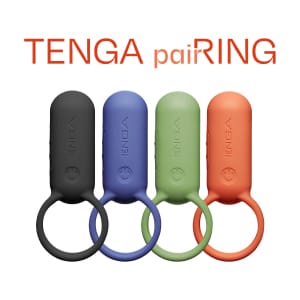 Tenga - PaiRING Couple Vibrator Coral