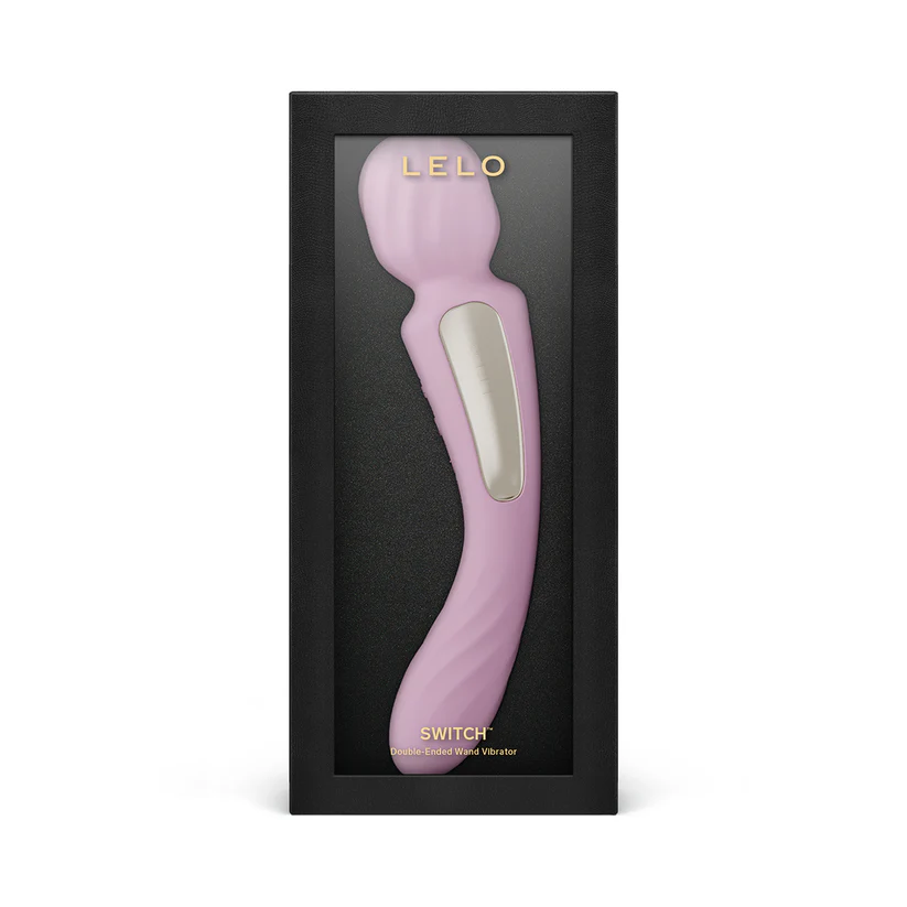 Lelo - Switch App-Controlled Double-sided Wand Vibrator Lilac and Pink