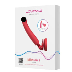 Lovense Mission 2 Powerful Vibrating Suction Cup Dildo App Controlled