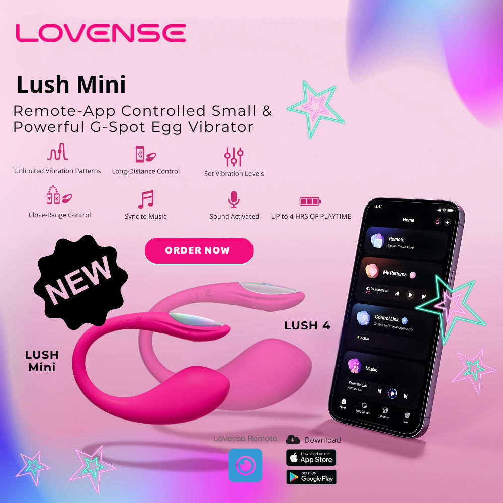 Lovense Lush Mini Remote-Controlled Small & Powerful G-Spot Egg Vibrator 迷你远程控制强力G点跳蛋振动器