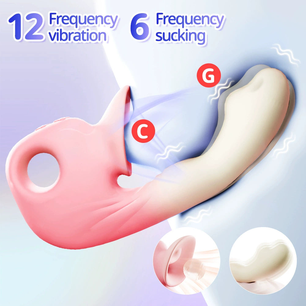 Yeain  Fantasia APP Remote-Controlled Clitoral Suction Vibrator | Powerful Vacuum Air Pulse & Vibration   APP远程控制阴蒂吮吸震动器｜强力真空气压脉冲与震动刺激