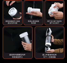 Mizzee Yashen male masturbator with intelligent app interaction, fully automatic dual-thrust electric handle 谜姬夜神飞机杯智能app互动全自动双伸缩手柄电动