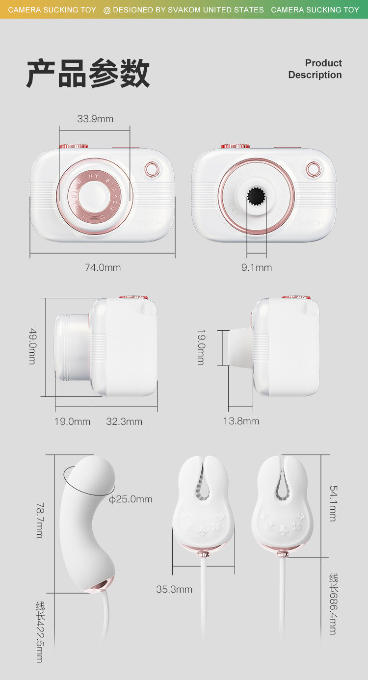 SVAKOM Xi Ji APP-Controlled Suction Vibrating Egg – Powerful Clitoral Stimulator & Massager