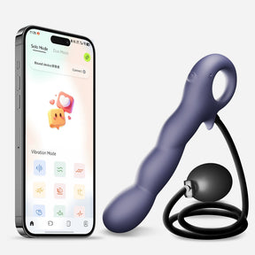 Explorer APP-Controlled Inflatable Anal Plug | Expandable Vibrator for Men & Women  探索者APP控制充气膨胀肛塞男女后庭震动棒成人自慰器