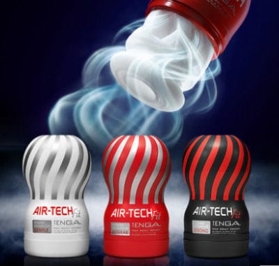 Air-Tech Reuseable Vacuum Cup Male Masturbator For Him Gentle/Regular/Strong/Ultra