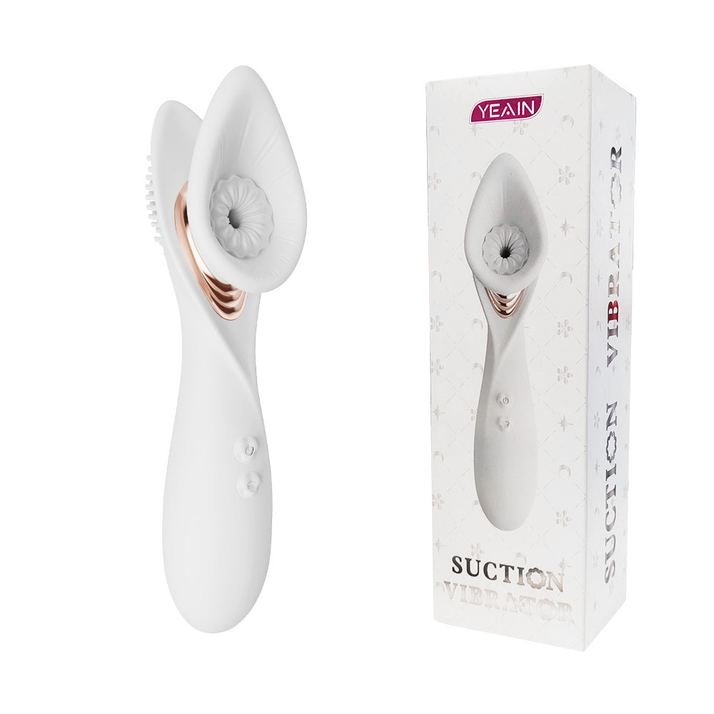 Yeain Fragrance Kiss Vacuum Suction Vibrator – Women's Adult Intimate Pleasure Toy  夜樱跨境抚香花真空吮吸震动成人情调趣玩具自慰器女用情性趣