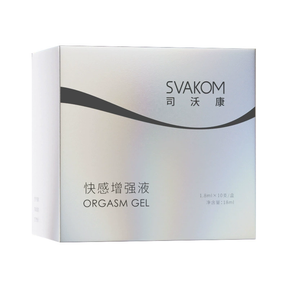 Svakom Female Arousal Gel (10-Pack) – Hormone-Free, Gentle Formula with Cooling & Warming Sensation