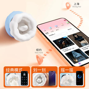 AAV Touch Jelly  Sucking & Tongue-Licking Vibrator for Women  AAV触感水母渐变色女用吸吮舌舔自慰器
