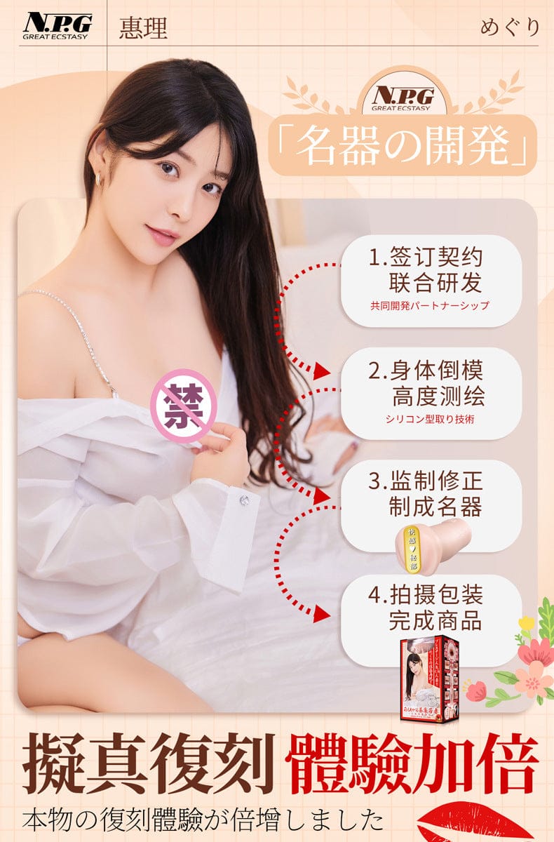 NPG 003 Premium Silicone Male Masturbator – Realistic Textured Sleeve