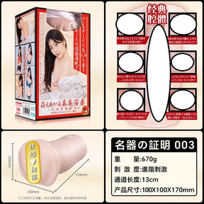 NPG 003 Premium Silicone Male Masturbator – Realistic Textured Sleeve