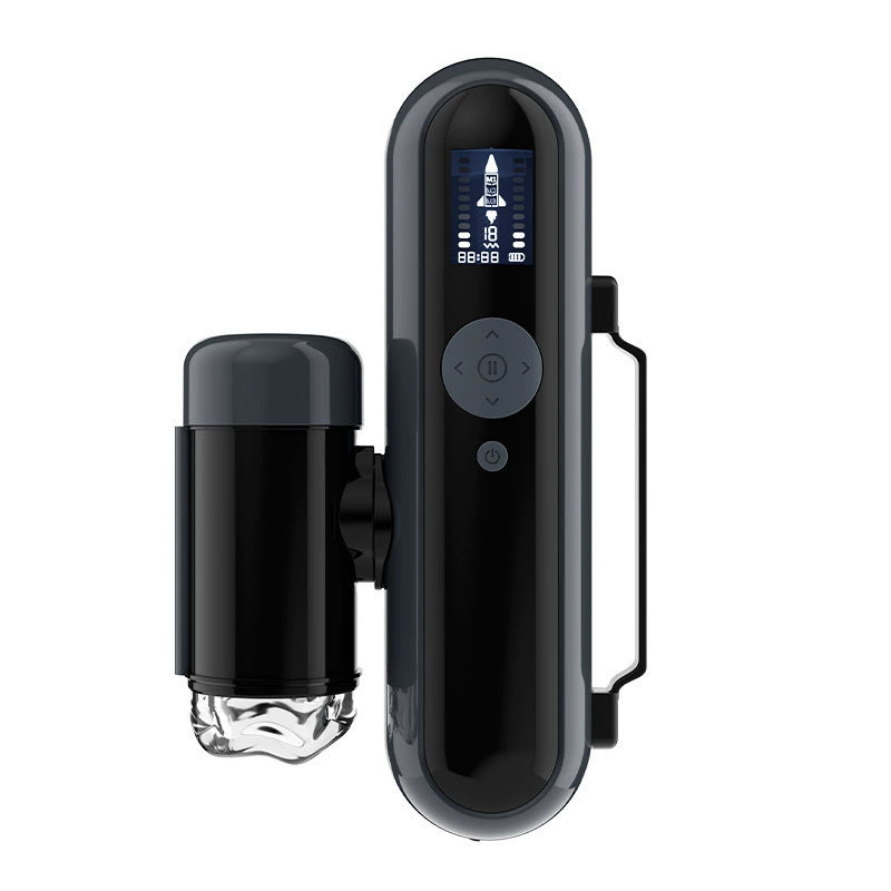 Mizzzee Phantom Thunder Smart Male Masturbator with App Interaction, Telescopic Motion, and Sound Features. 幻雷智能杯伸缩/震动/4种行程/点逗app