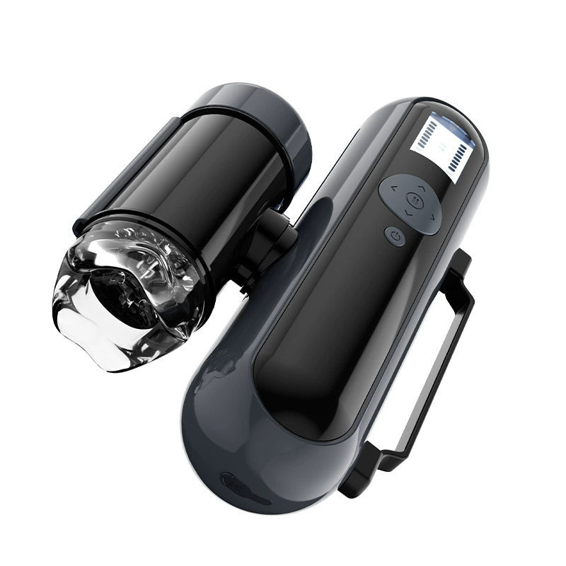 Mizzzee Phantom Thunder Smart Male Masturbator with App Interaction, Telescopic Motion, and Sound Features. 幻雷智能杯伸缩/震动/4种行程/点逗app