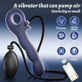Explorer APP-Controlled Inflatable Anal Plug | Expandable Vibrator for Men & Women  探索者APP控制充气膨胀肛塞男女后庭震动棒成人自慰器