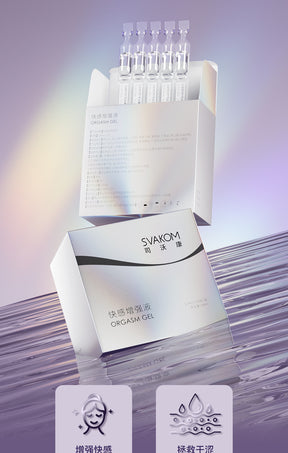 Svakom Female Arousal Gel (10-Pack) – Hormone-Free, Gentle Formula with Cooling & Warming Sensation