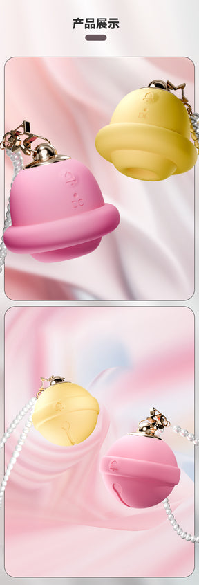 Galaku Little Bell Pearl Chain APP-Controlled Vibrating Egg for Women, Variable Frequency Adult Pleasure Toy