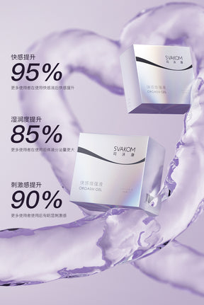Svakom Female Arousal Gel (10-Pack) – Hormone-Free, Gentle Formula with Cooling & Warming Sensation