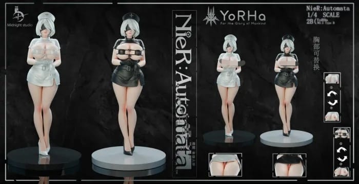 【Pre order】Midnight Studio 1/4 NieR: Automata 2B Collectibles Toys