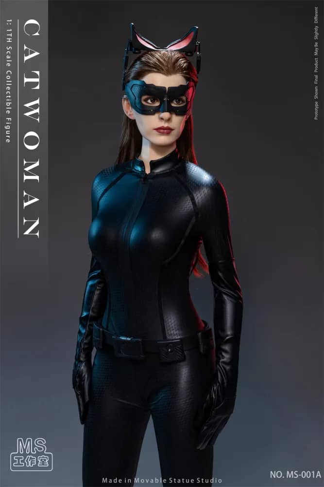 【In Stock】MS Studio 1/1 Catwoman Action Figure Model silica gel Anne MS-001A Collectibles