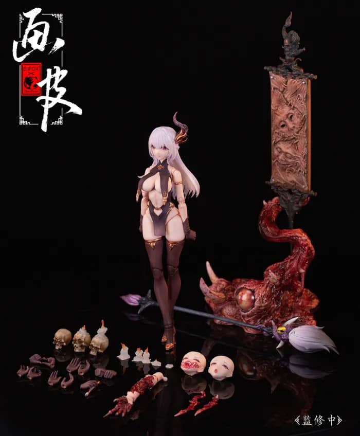 【Pre order】BearPanda Studio x Eiifox Studio 1/12 PVC Painted Skin Collectibles