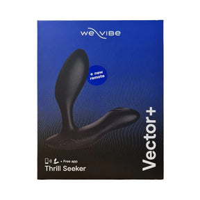 We-Vibe - Vector + Bluetooth App Controlled Vibrating Prostate Massager (Charcoal Black)
