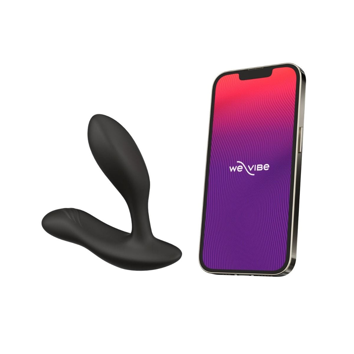 We-Vibe - Vector + Bluetooth App Controlled Vibrating Prostate Massager (Charcoal Black)
