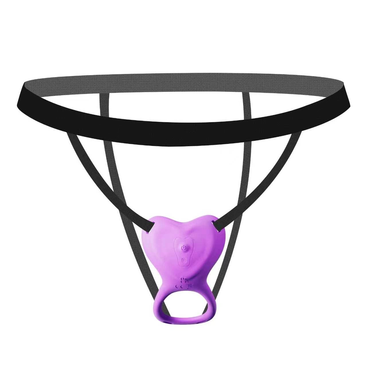 YEAIN Purple Rose Couple Resonance Vibrating Ring – App-Control Smart Intimacy Device YEAIN 紫玫瑰情侣共振振动环充电APP无线遥控震动器