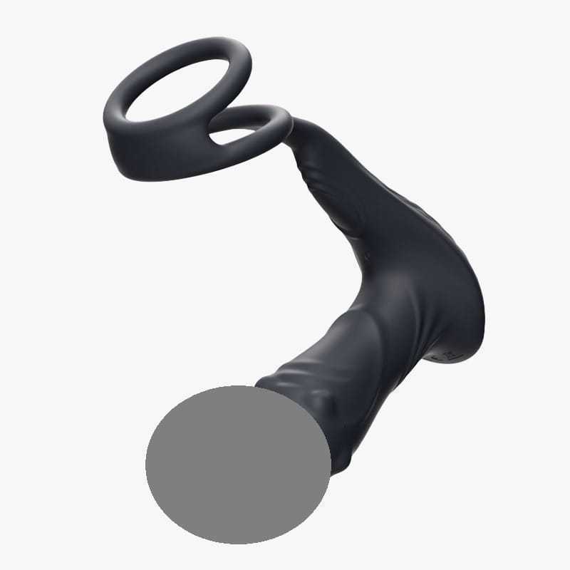 Mizzzee Prostate Bliss App-Controlled Rotating Beads Prostate Massager & Vibrating Cock Ring Mizzzee 智能APP控制旋转拉珠前列腺按摩器与震动锁精环