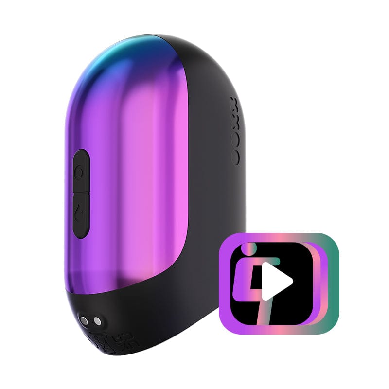 Try Fun Heating Delayed Trainer With APP Vibrator for HIM