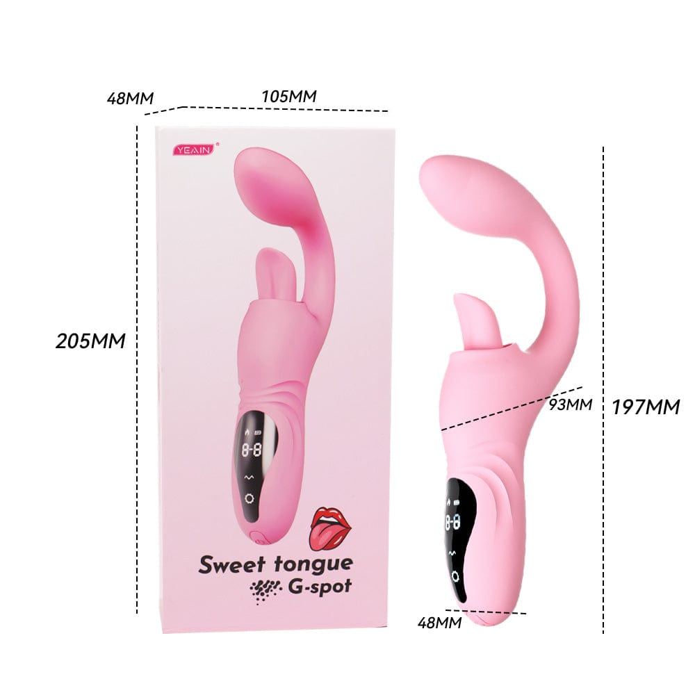 Yeain Half Curved Sweet Tongue G-Spot Heating Vibrator For Her