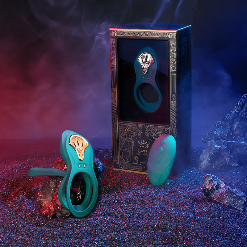 ZALO BAYEK Vibrating Couples Ring – Male Delay Cock Ring with Remote App Control 男用延时锁精环成人按摩玩具