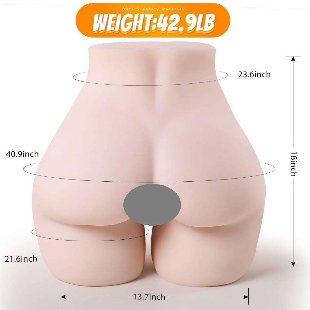 Ariel Half Ass Soft Liquid Butt 20KG Realistic half butt For him