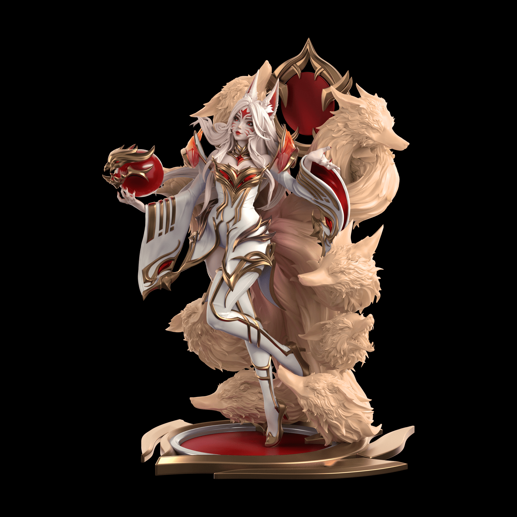 RIOT - League of Legends Hall of Legends 2024 Immortalized Legend Ahri 1/6 Statue (Licensed) Collectibles