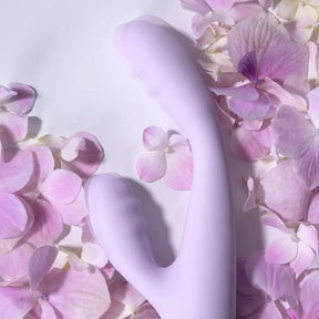 SVAKOM Cici+ 2 App-controlled Slim Rabbit Vibrator Pastel Lilac Cici+ 2 应用程序控制纤细兔形振动棒 – 柔和丁香紫