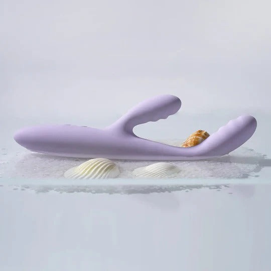 SVAKOM Cici+ 2 App-controlled Slim Rabbit Vibrator Pastel Lilac Cici+ 2 应用程序控制纤细兔形振动棒 – 柔和丁香紫